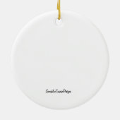 Geschenk-Verpackungs-Mäuseverzierung Keramikornament (Hinten)