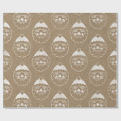 Geschenk-Verpackungs-Papier Sankt Kraftpapier Geschenkpapier (Flach)