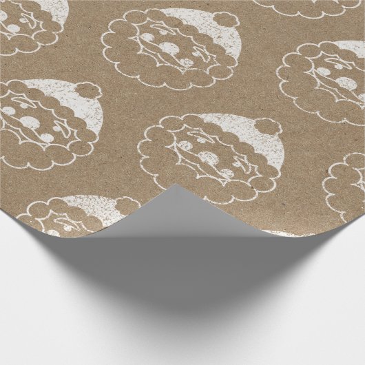Geschenk-Verpackungs-Papier Sankt Kraftpapier Geschenkpapier (Ecke)