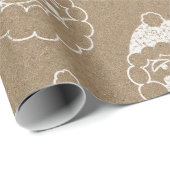 Geschenk-Verpackungs-Papier Sankt Kraftpapier Geschenkpapier (Rolleneckpunkt)