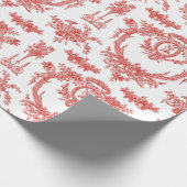 Geschenk-Verpackungs-Rolle in Marie Toile Geschenkpapier (Ecke)