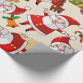 Geschenk-Verpackungspapier des Weihnachtsbaums Geschenkpapier (Ecke)