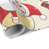 Geschenk-Verpackungspapier des Weihnachtsbaums Geschenkpapier (Rolleneckpunkt)