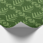 Geschenk-Verpackungspapier des Weihnachtsbaums Geschenkpapier (Ecke)