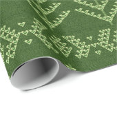 Geschenk-Verpackungspapier des Weihnachtsbaums Geschenkpapier (Rolleneckpunkt)