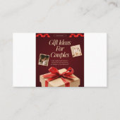 Geschenk Visitenkarte (Vorderseite)