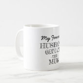 Geschenk vom Ehemann Kaffeetasse (Vorderseite Links)