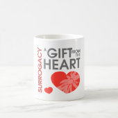 Geschenk vom Herzen Kaffeetasse (Mittel)