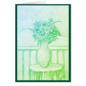 Geschenk von Blume - Grün (Vorne)