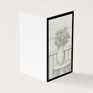 Geschenk von Blume - Schwarz