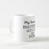 Geschenk von Brother Kaffeetasse (Vorderseite Links)