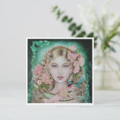 Geschenk von der Feen-Zaunkönig-Platz-Grußkarte Karte (Stehend Vorderseite)