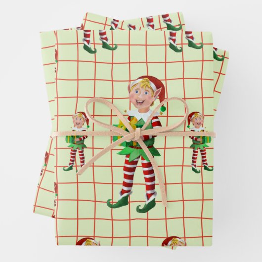 Geschenk von einem Elf Geschenkpapier Set (Beispiel)