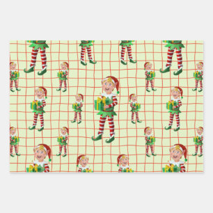 Geschenk von einem Elf Geschenkpapier Set