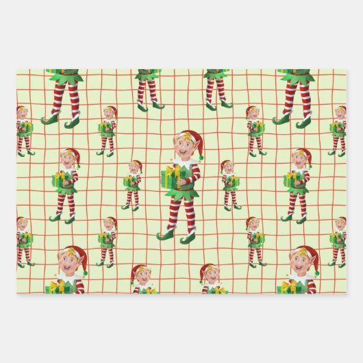 Geschenk von einem Elf Geschenkpapier Set (Vorderseite)