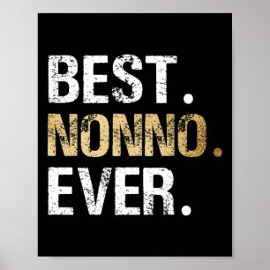 Geschenk von Enkelin Enkel Best Nonno  Poster