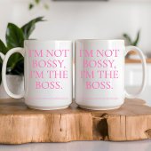 Geschenk von Frauen für das Amt des Chefs von Babe Kaffeetasse