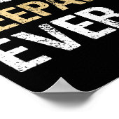 Geschenk von Grandtochter Grandson Best Aw jemals Poster (Ecke)