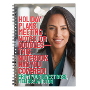 Geschenk von Ihrem süßen Boss Notizblock