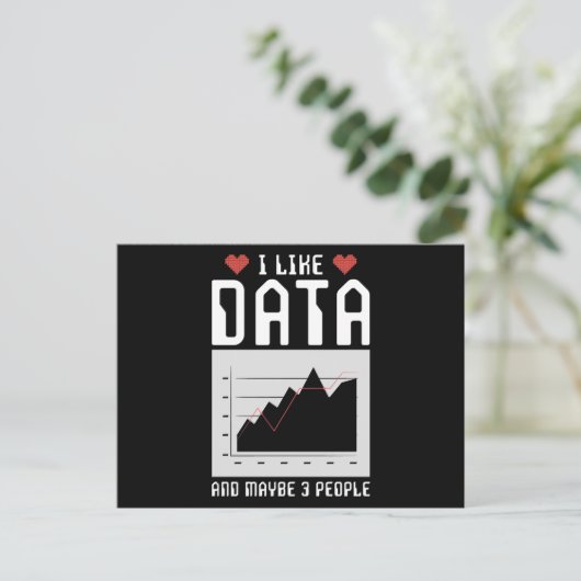 Geschenk von Informatikanalytikern Postkarte (Stehend Vorderseite)