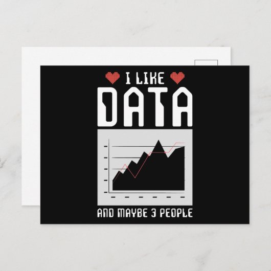 Geschenk von Informatikanalytikern Postkarte (Vorne/Hinten)