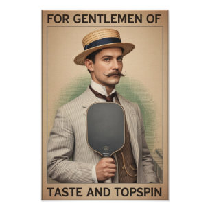Geschenk von Pickleball für Gentlemen des Geschmac Fotodruck