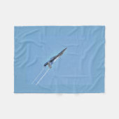 Geschenk von Supersonic Airforce Jet-Fighter Desig Fleecedecke (Vorderseite (Horizontal))