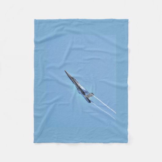 Geschenk von Supersonic Airforce Jet-Fighter Desig Fleecedecke (Vorderseite)