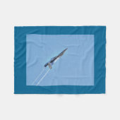 Geschenk von Supersonic Airforce Jet-Fighter Desig Fleecedecke (Vorderseite (Horizontal))