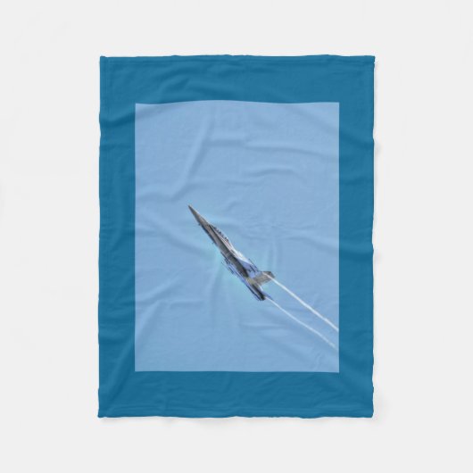 Geschenk von Supersonic Airforce Jet-Fighter Desig Fleecedecke (Vorderseite)
