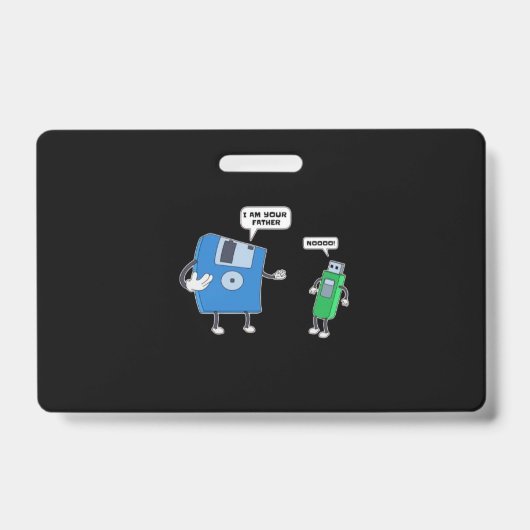 Geschenk von Vater und Sohn für die Computertechni Ausweis (Vorderseite)