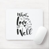 Geschenk, was in der Liebe gemacht wird Mousepad (Mit Mouse)