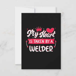 Geschenk Welder Valentinstag Funny für Männer Frau Dankeskarte