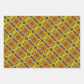 Geschenk Wrap Abstrakt Monarch Wings Geschenkpapier Set (Vorderseite 3)