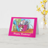 Geschenk Wrap Geburtstag Karte (Gelbe Blume)