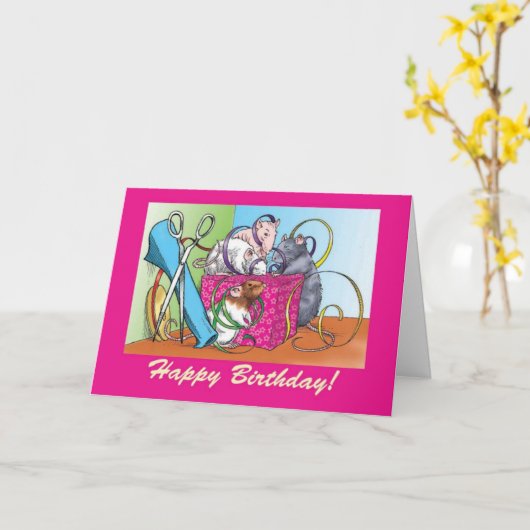 Geschenk Wrap Geburtstag Karte (Gelbe Blume)