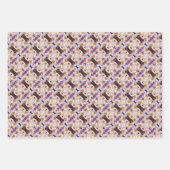 Geschenk Wrap Paper Peonies. Geschenkpapier Set (Vorderseite 3)