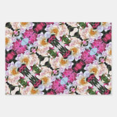 Geschenk Wrap Paper Peonies. Geschenkpapier Set (Vorderseite 2)