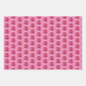 Geschenk Wrap Papier rosa Peonies. (Vorderseite 2)