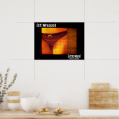 Geschenk wrap poster (Küche)