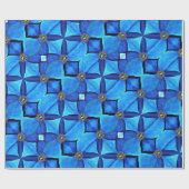 Geschenk Wrap Roll Blue Himalayan Poppy Geschenkpapier (Flach)