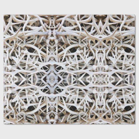 Geschenk Wrap Roll Elk Antler Geschenkpapier (Flach)