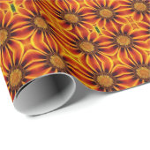 Geschenk Wrap Roll Gazanias Geschenkpapier (Rolleneckpunkt)