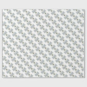 Geschenk Wrap Roll - Hanukkah Chanukah - Menorah Geschenkpapier (Flach)