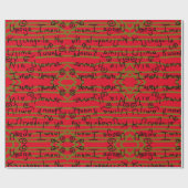 Geschenk Wrap Roll Kwanzaa Grundsätze Geschenkpapier (Flach)