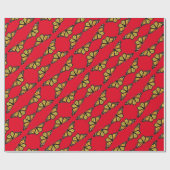 Geschenk Wrap Roll Monarch Weihnachten Geschenkpapier (Flach)