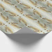 Geschenk Wrap Roll Sea Turtle #1 Geschenkpapier (Ecke)