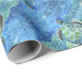 Geschenk Wrap Roll Sea Turtle #2 Geschenkpapier (Rolleneckpunkt)