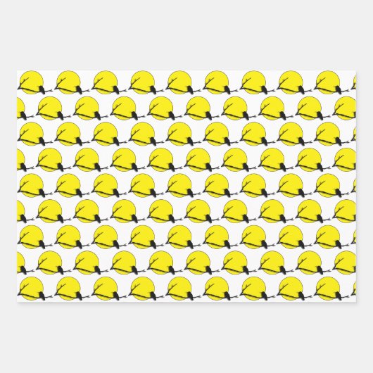 Geschenk Wrap Set - Hummingbird Silhouette Geschenkpapier Set (Vorderseite 3)