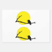 Geschenk Wrap Set - Hummingbird Silhouette Geschenkpapier Set (Vorderseite)